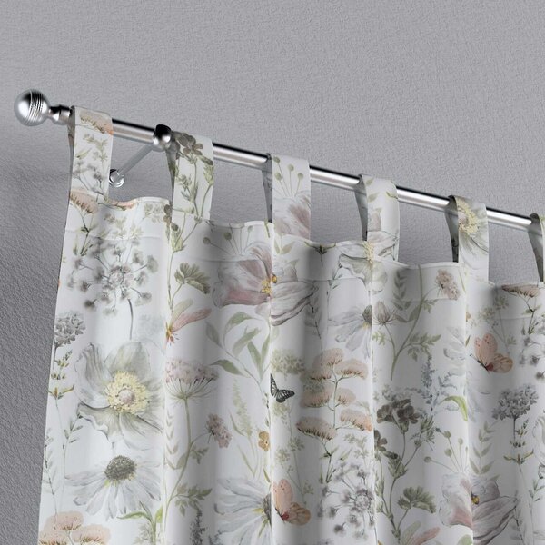Tab top curtain