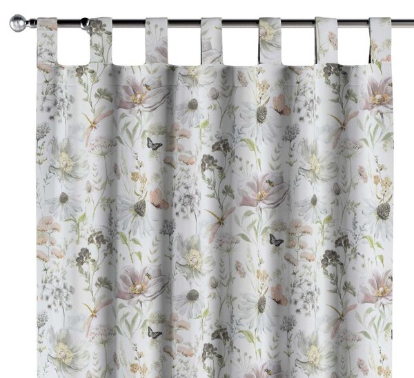 Tab top curtain