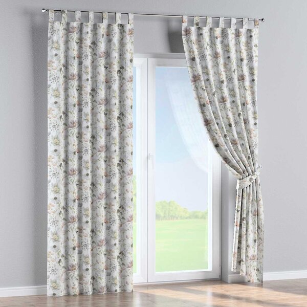Tab top curtain