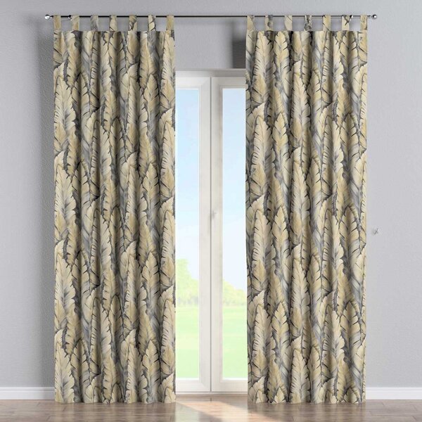 Tab top curtain