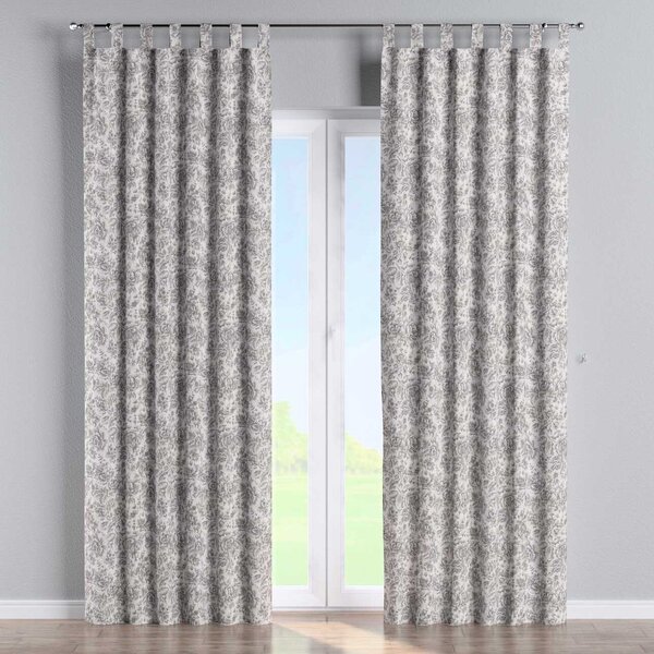 Tab top curtain