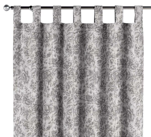 Tab top curtain