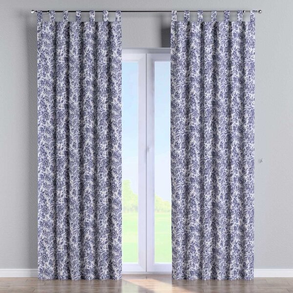 Tab top curtain