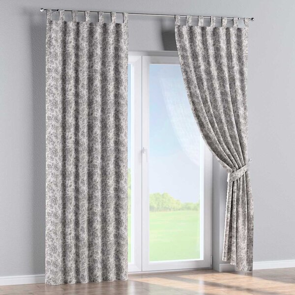 Tab top curtain