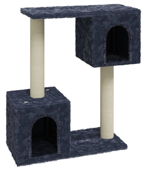 Cat Tree with Sisal Scratching Posts Dark Grey 60 cm