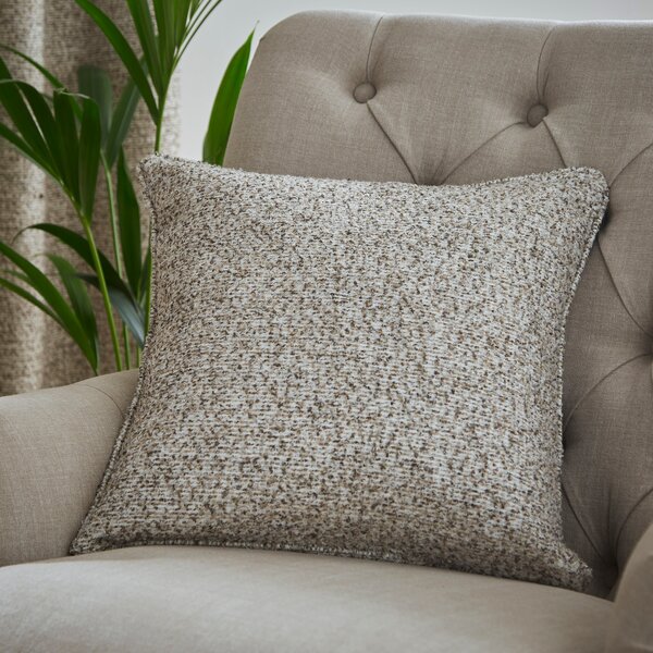 Lorna Boucle Square Cushion Natural