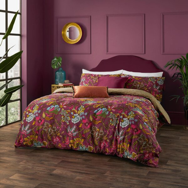 Wylder Tropics Viranai Reversible Duvet Cover and Pillowcase Set