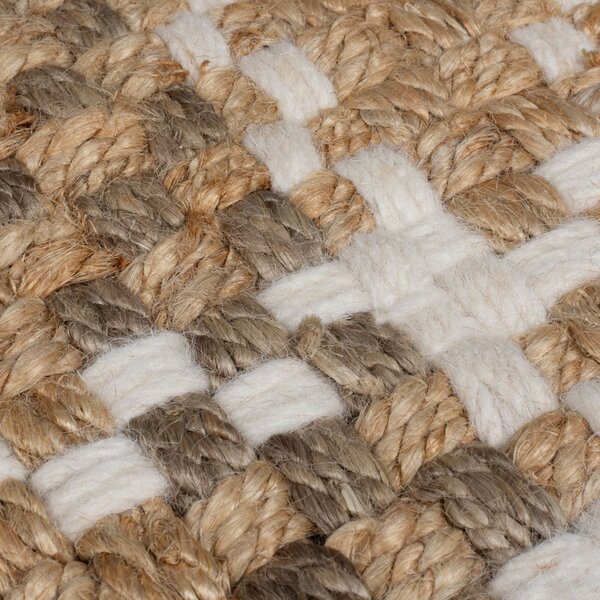 Jute Basketweave Runner