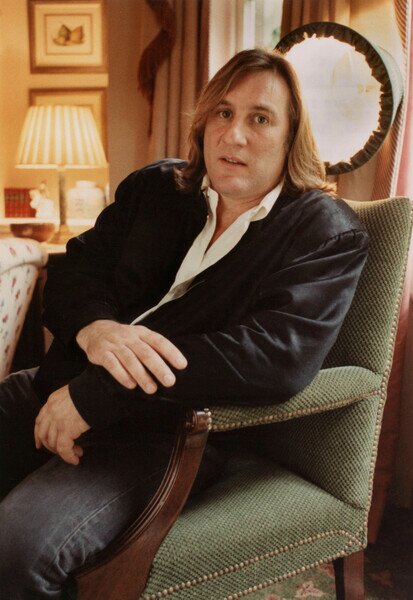 Photography French Actor Gerard Depardieu