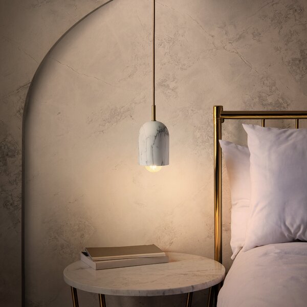 Levi Marble Adjustable Pendant Light