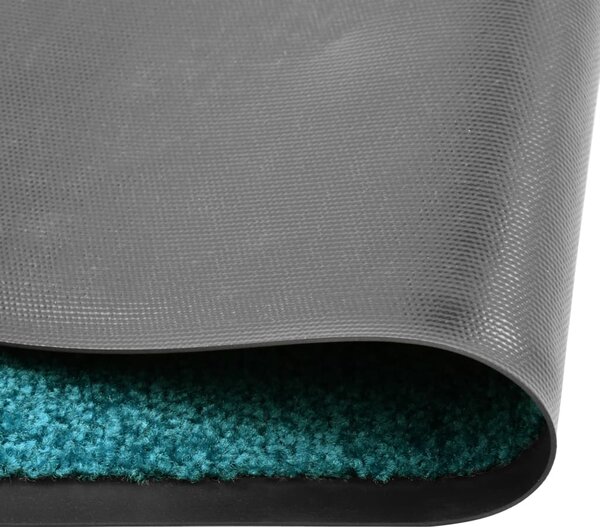 Doormat Washable Cyan 40x60 cm