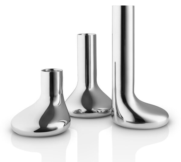 Eva Solo Eva Solo Mellow Candle Holder Set of 3 Silver