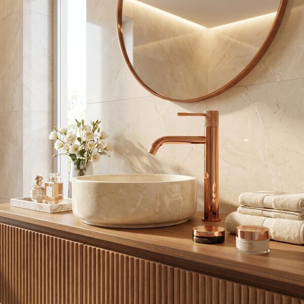 Bathroom faucet Rea Venti Copper High