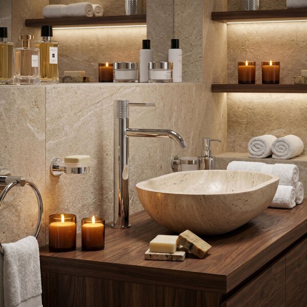 Bathroom faucet Rea Venti Chrome High