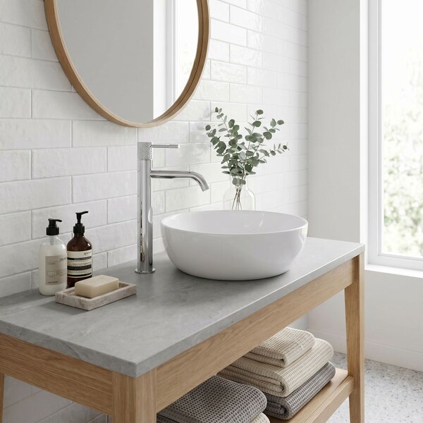 Bathroom faucet Rea Venti Chrome High