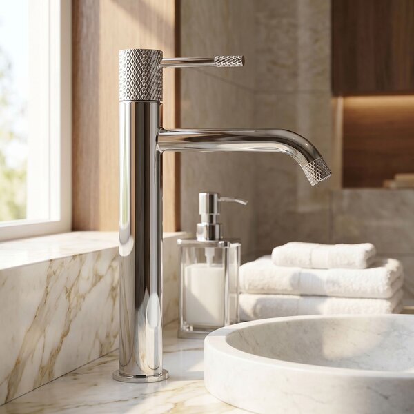 Bathroom faucet Rea Venti Chrome High