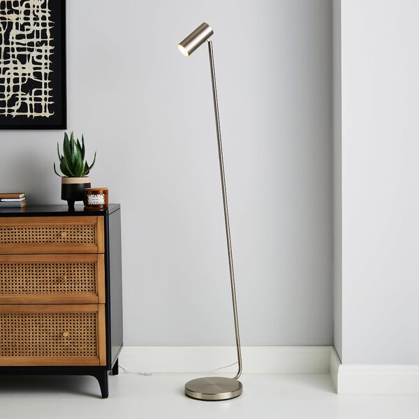 Lilou Integrated LED Dimmable Floor Lamp Brown