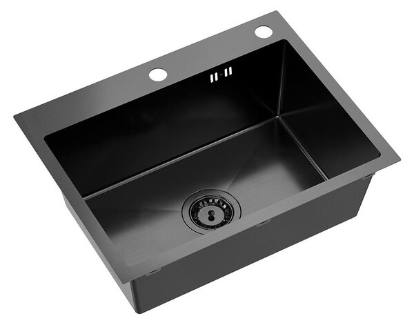 Stainless steel sink LUKE 110 WORKSTATION Black