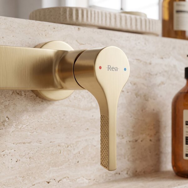 Bath faucet PREMIUM REA Maxim Brush Gold