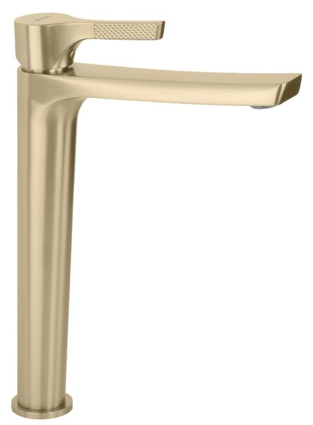 Bathroom faucet PREMIUM Rea Maxim Brush Gold High
