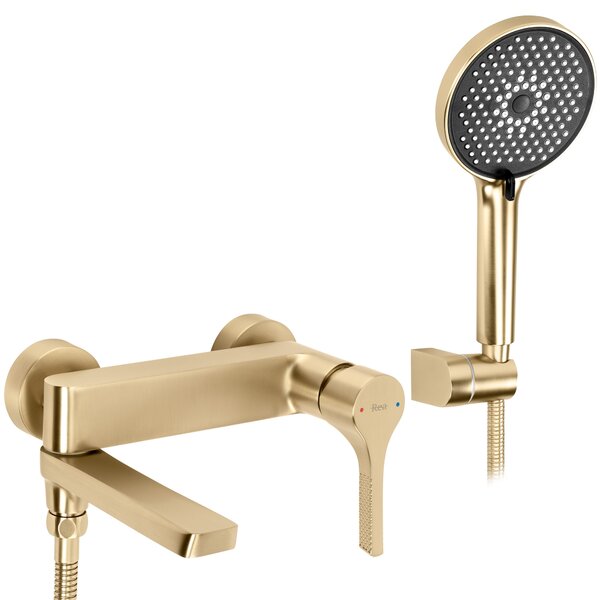Bath faucet PREMIUM REA Maxim Brush Gold