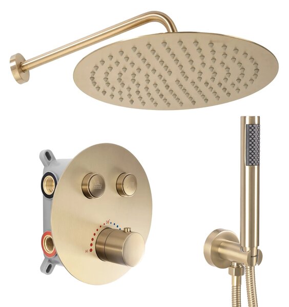 Built-in shower set Rea LUNGO BRUSH GOLD BOX