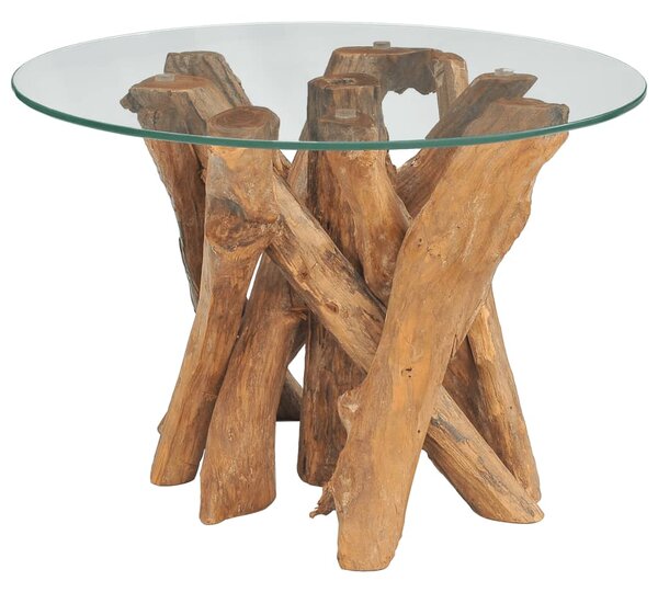 Coffee Table Solid Teak Driftwood 60 cm