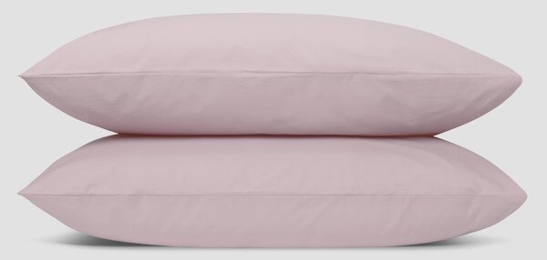 French Rose Washed Cotton Percale Pillowcases (Pair) | Square | Piglet in Bed