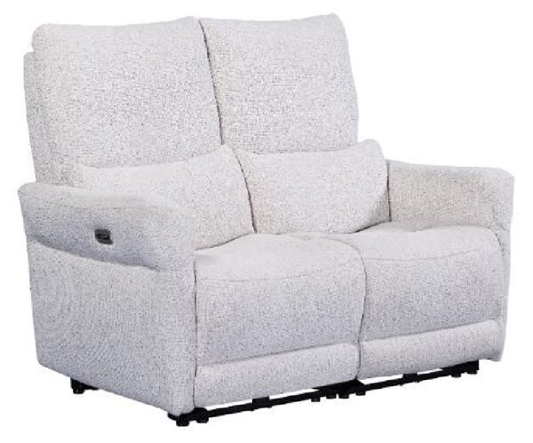 Juneau Fabric Recliner 2 Seater Sofa In Biscuit