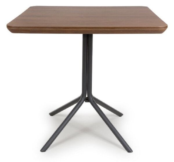 Beloit Wooden Square Dining Table In Smoked Oak