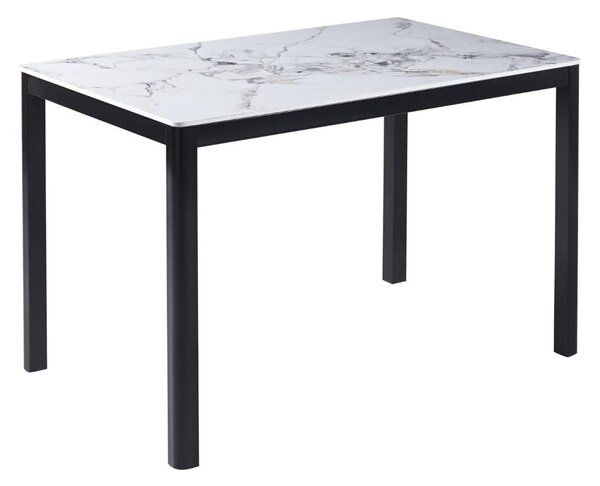 Arta Small Sintered Stone Dining Table In White