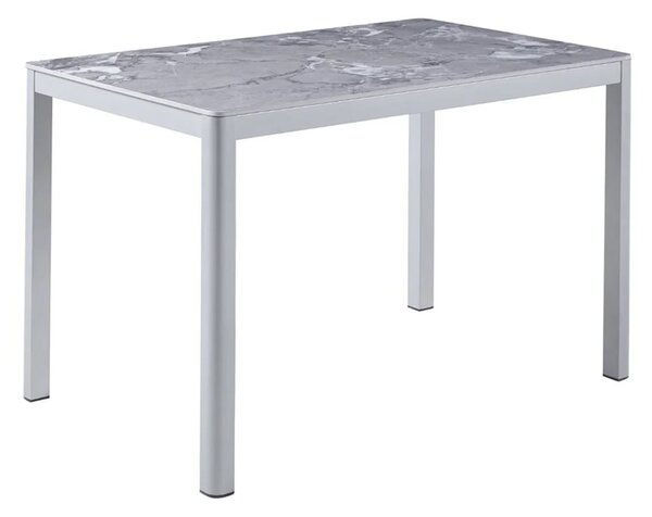 Arta Small Sintered Stone Dining Table In Grey