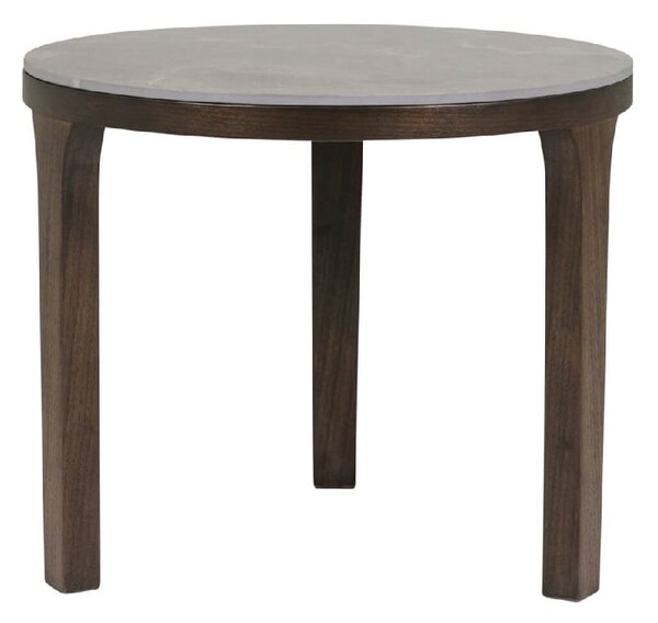 Anaheim Wooden Round Coffee Table In Latte