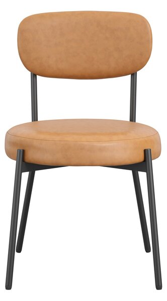 Smith Set of 2 Dining Chairs Caramel