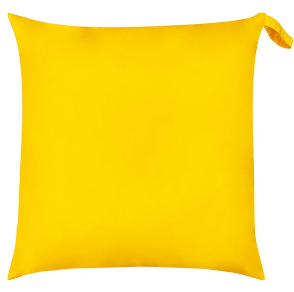 Plain Large 70cm Outdoor Floor Cushion Yellow