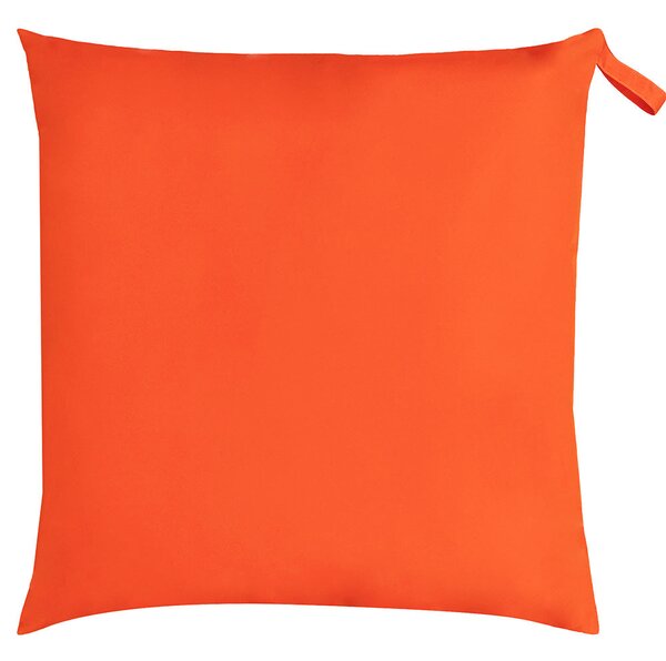 Plain Large 70cm Outdoor Floor Cushion Orange