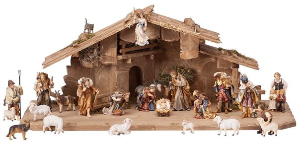 Nativity of the Holy Night with 24 figurines RA