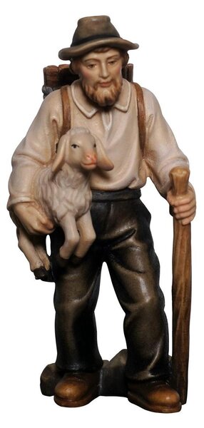 Shepherd with a lamb in his arms for Nativity scene - Jerusalem