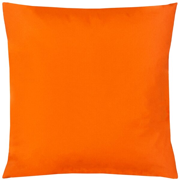 Plain Outdoor 55cm x 55cm Filled Cushion Orange