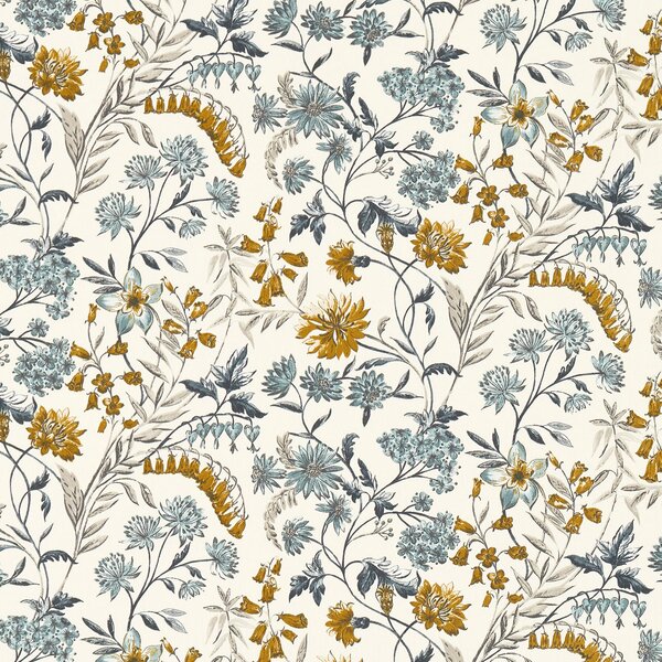 Clarke & Clarke Whinfell Fabric Safron Mineral