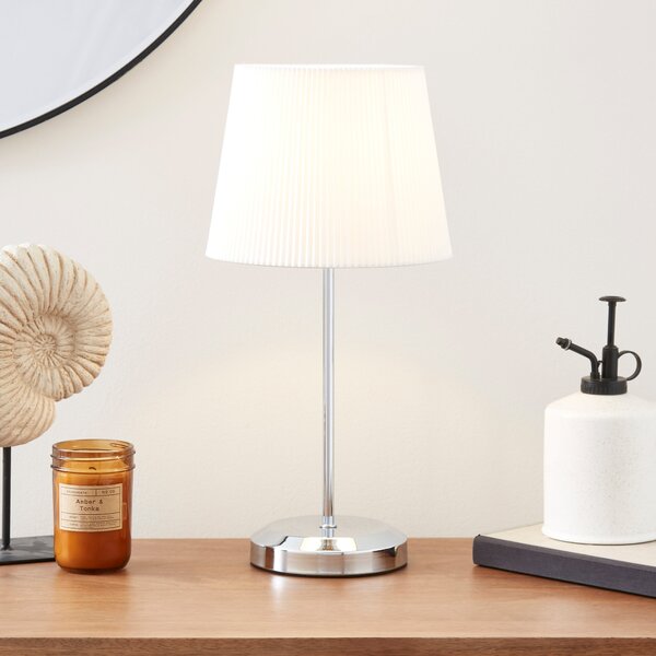 Jali Touch Dimmable Table Lamp Ivory