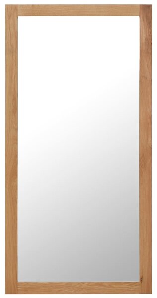 Mirror 60x120 cm Solid Oak Wood