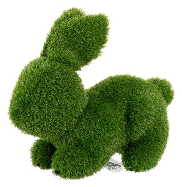 Decorative Figure polypropylene Astro-turf Rabbit 22 x 40 x 30 cm