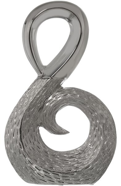 Decorative Figure Alexandra House Living Silver Ceramic 23,5 x 9 x 38 cm