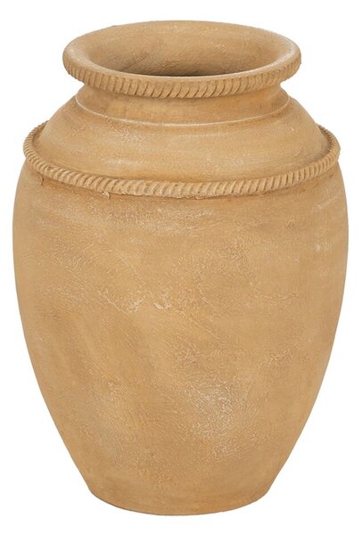 Vase Yellow Ceramic 27 x 27 x 37 cm