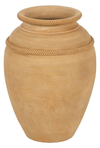 Vase Yellow Ceramic 32 x 32 x 44 cm