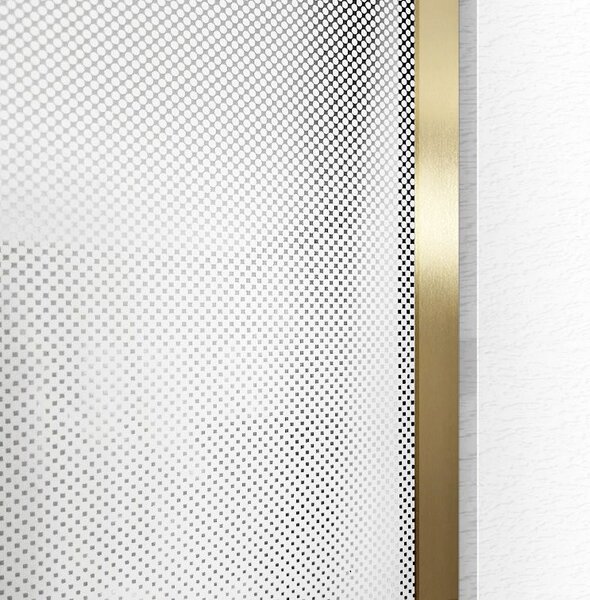 Shower screen Rea Aero Ombre Gold Brush/White 110