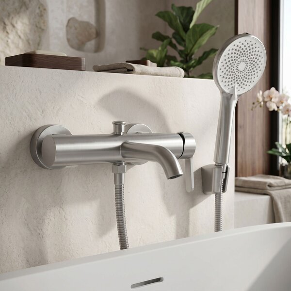 Bath faucet REA Ontario Side Brush Nickel
