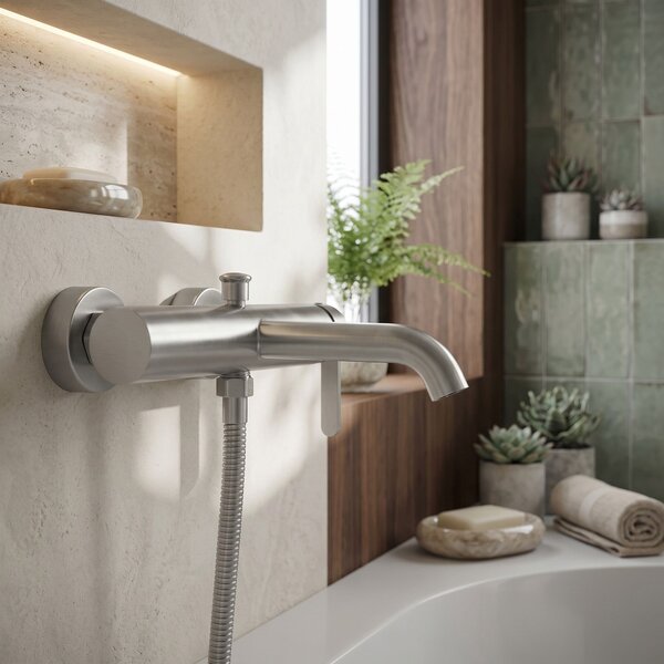 Bath faucet REA Ontario Side Brush Nickel