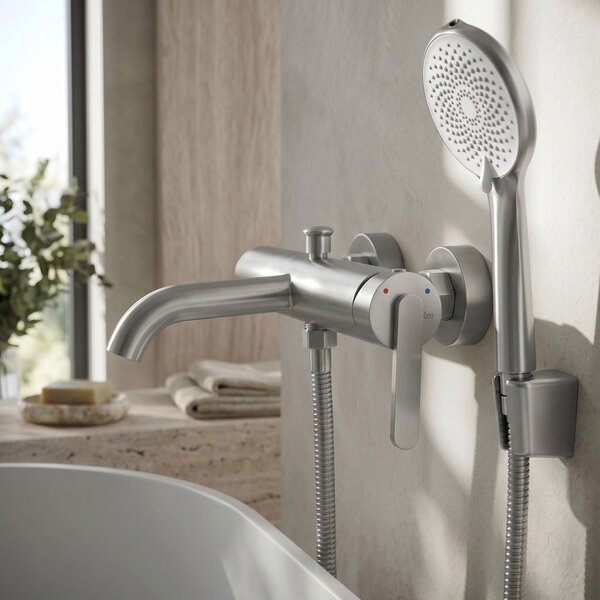 Bath faucet REA Ontario Side Brush Nickel